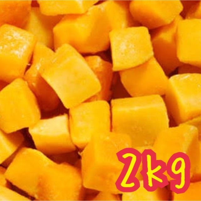宮崎県産 完熟マンゴー フローズンチャンク 2kg 宮崎県産 完熟マンゴー