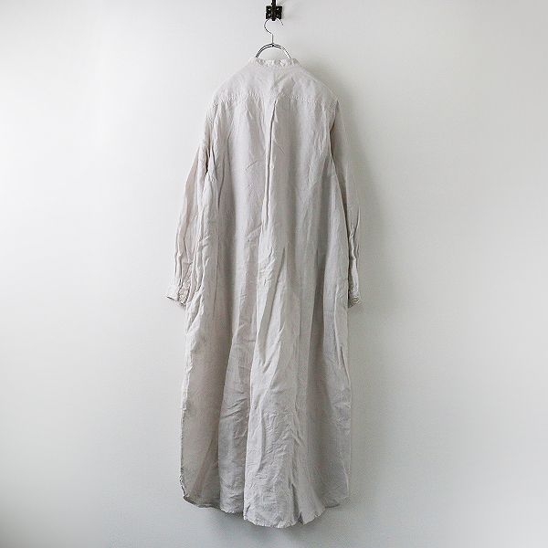 2021AW nest Robe ネストローブ 01214-1164 リネンバンドカラーシャツ