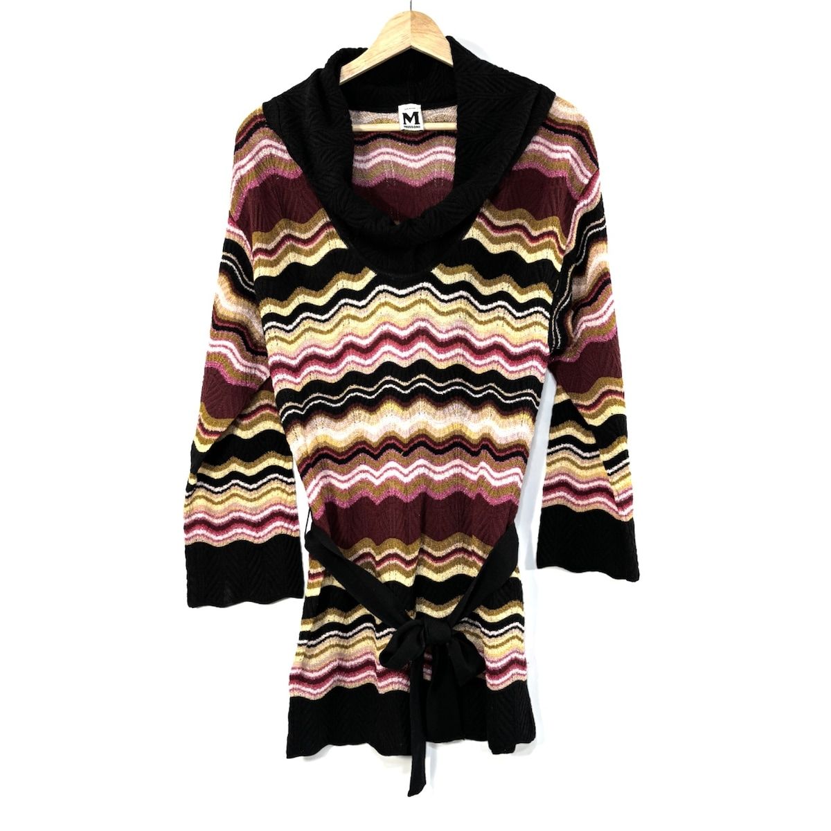 MISSONI(ミッソーニ) ワンピース サイズ38 S レディース美品 - 黒 
