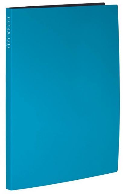 まとめ セキセイ クリヤーファイル 高透明 ブルー KP-2512-10 ×20セット