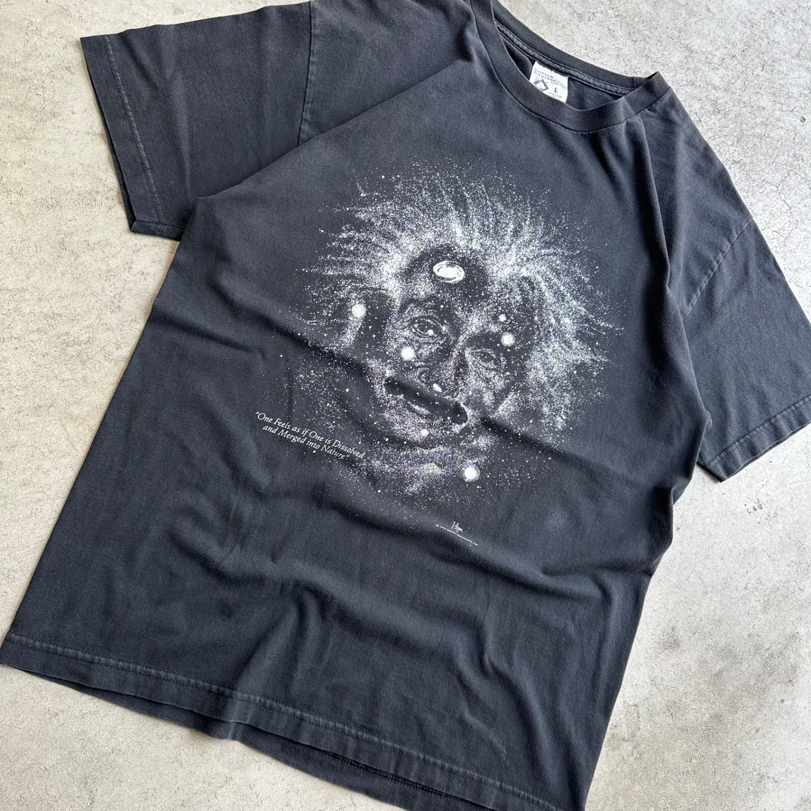 訳あり・アウトレット特集 90s アインシュタイン ヴィンテージ T シャツL ジャスティン トップス