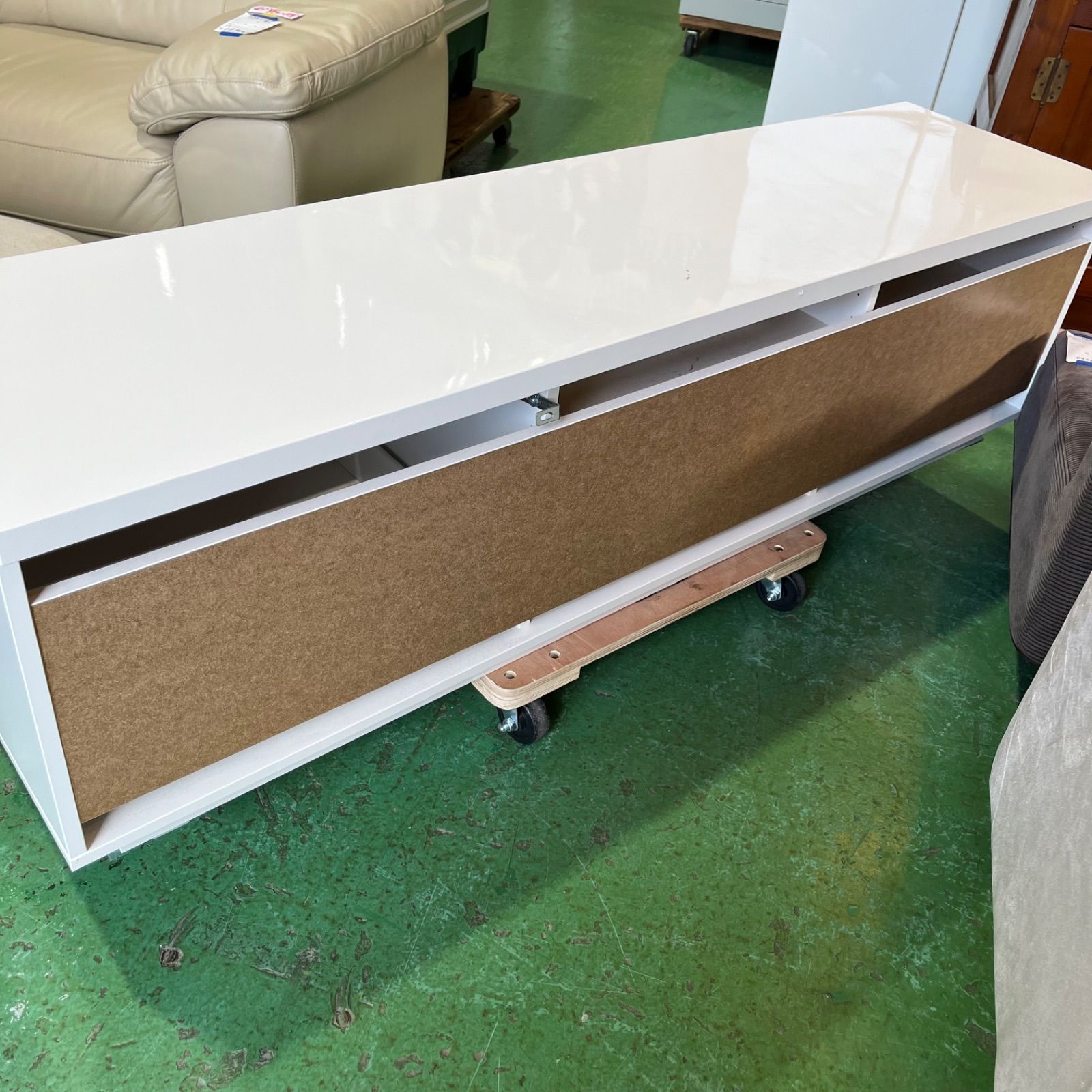 【新古品・送料込み】IKEAテレビボード IKEA/イケア】テレビ台 テレビボード 収納付き ホワイト 白