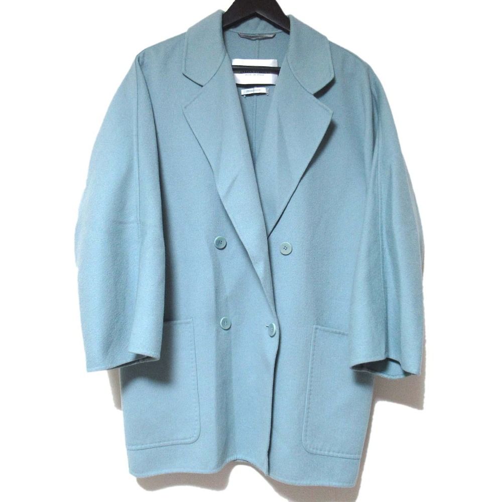 美品 Max Mara マックスマーラ バージンウール カシミヤブレンド