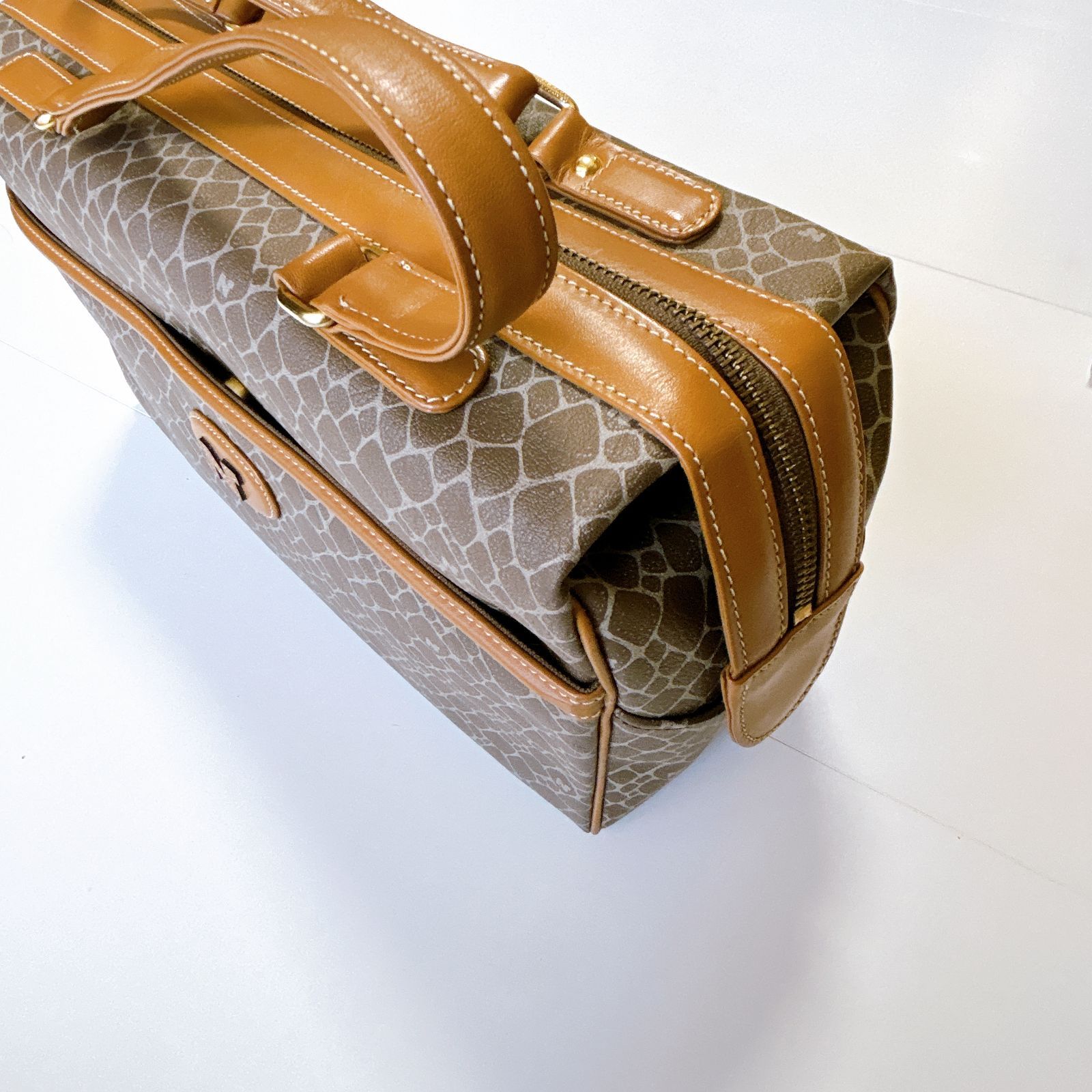 希少】Nina Ricci ニナリッチ パッチワークスカート レース ブラウン