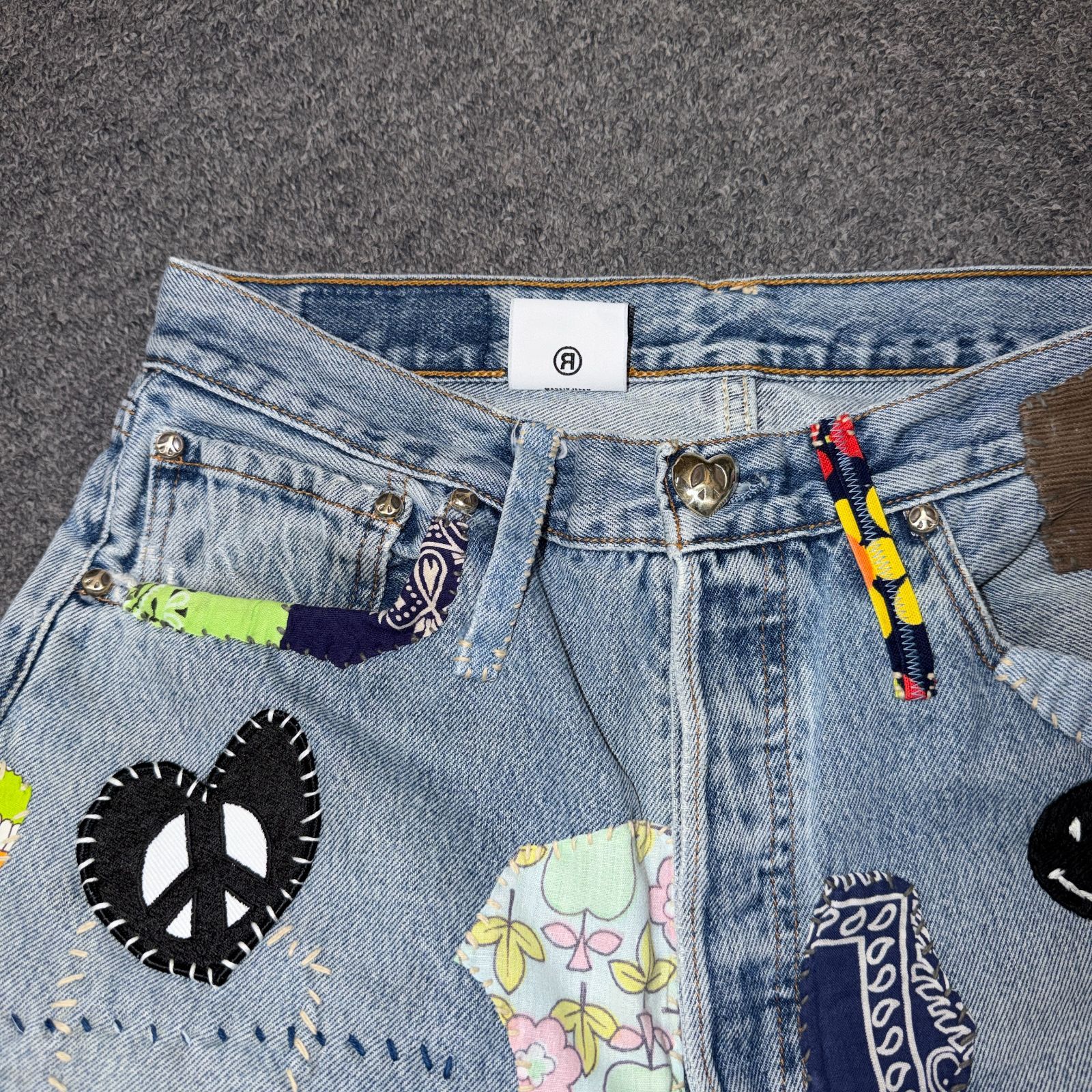 参考上代352000円 READYMADE 25AW HIPPIE DENIM BLUE ヒッピーデニム