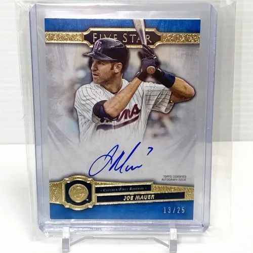 25枚限定！】2021 Topps Five Star ジョー・マウアー 直筆サインカード