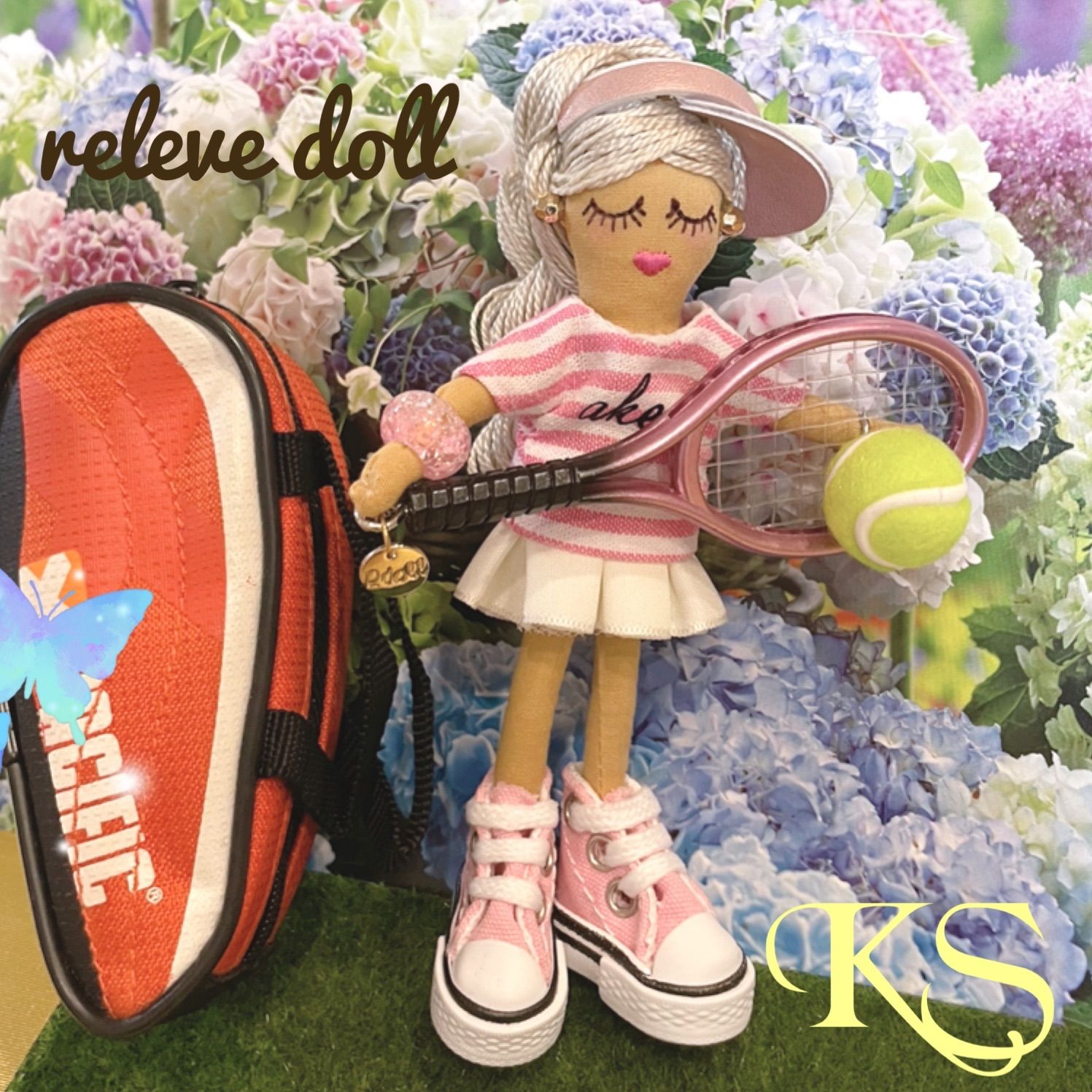 常夏 テニス ルルべちゃん 夏限定 チャーム - 姫祥 KS doll - メルカリ