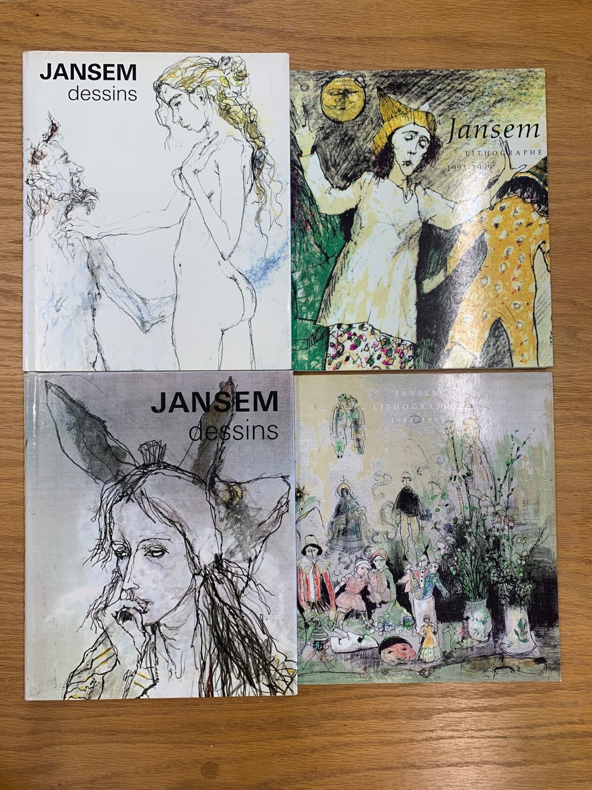 JANSEM ジャン・ジャンセン画集 4冊セット 【2冊サイン入り