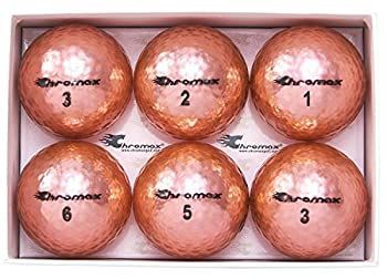 Chromaxメタリックm5?Colored Golf Balls Pack of 6? ピンク