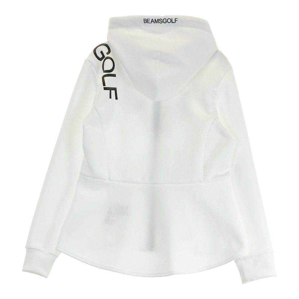 BEAMS GOLF ホワイト ジップアップ S