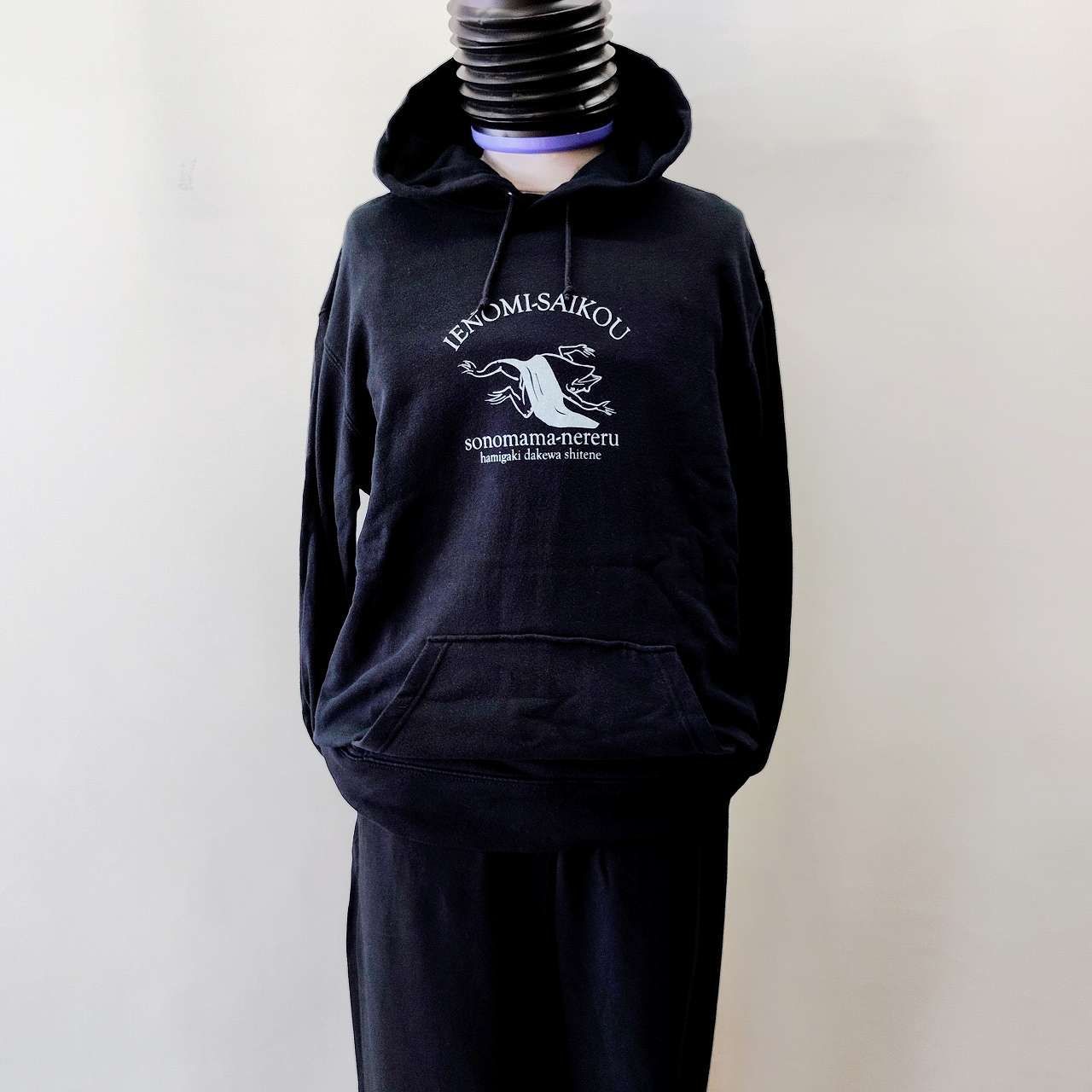 kijin 家呑みセットアップ 黒 XLサイズ A set to wear when drinking at home