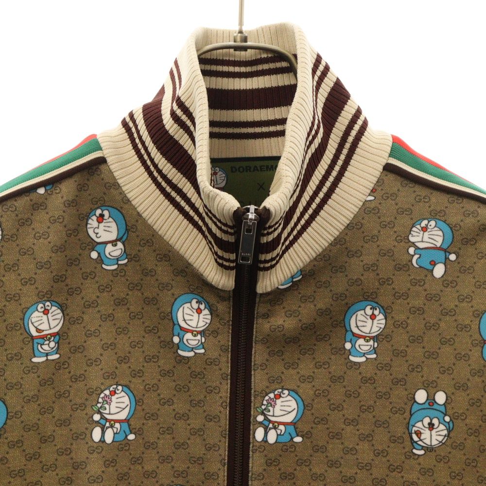 GUCCI (グッチ) 21SS ×DORAEMON ドラえもん 総柄テクニカルトラックジャージ ジップアップジャケット ベージュ 654938 -  メルカリ