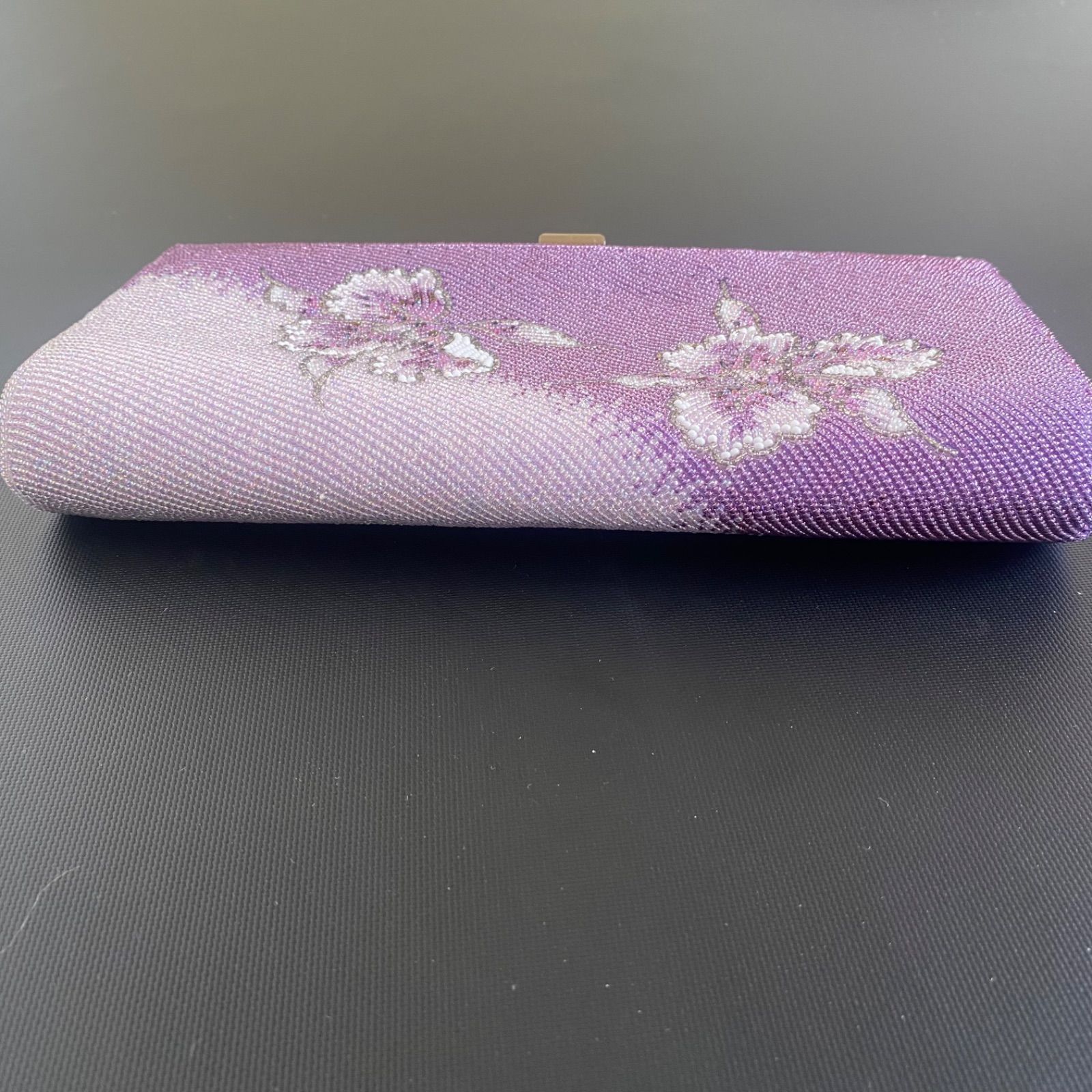 ☆美品☆ 浅草孔雀堂/KUJYAKUDO ビーズバッグ クラッチバッグ