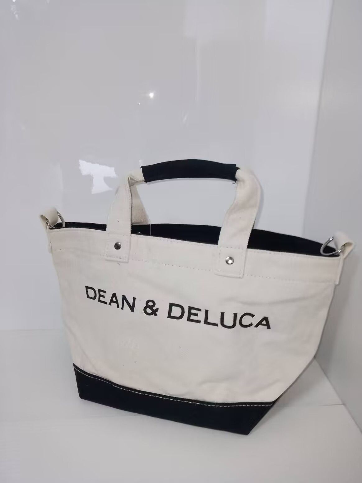 DEAN＆DELUCA ディーン＆デルーカ ショルダーバッグ　エコバッグ キャンバス トートバッグ Sサイズ