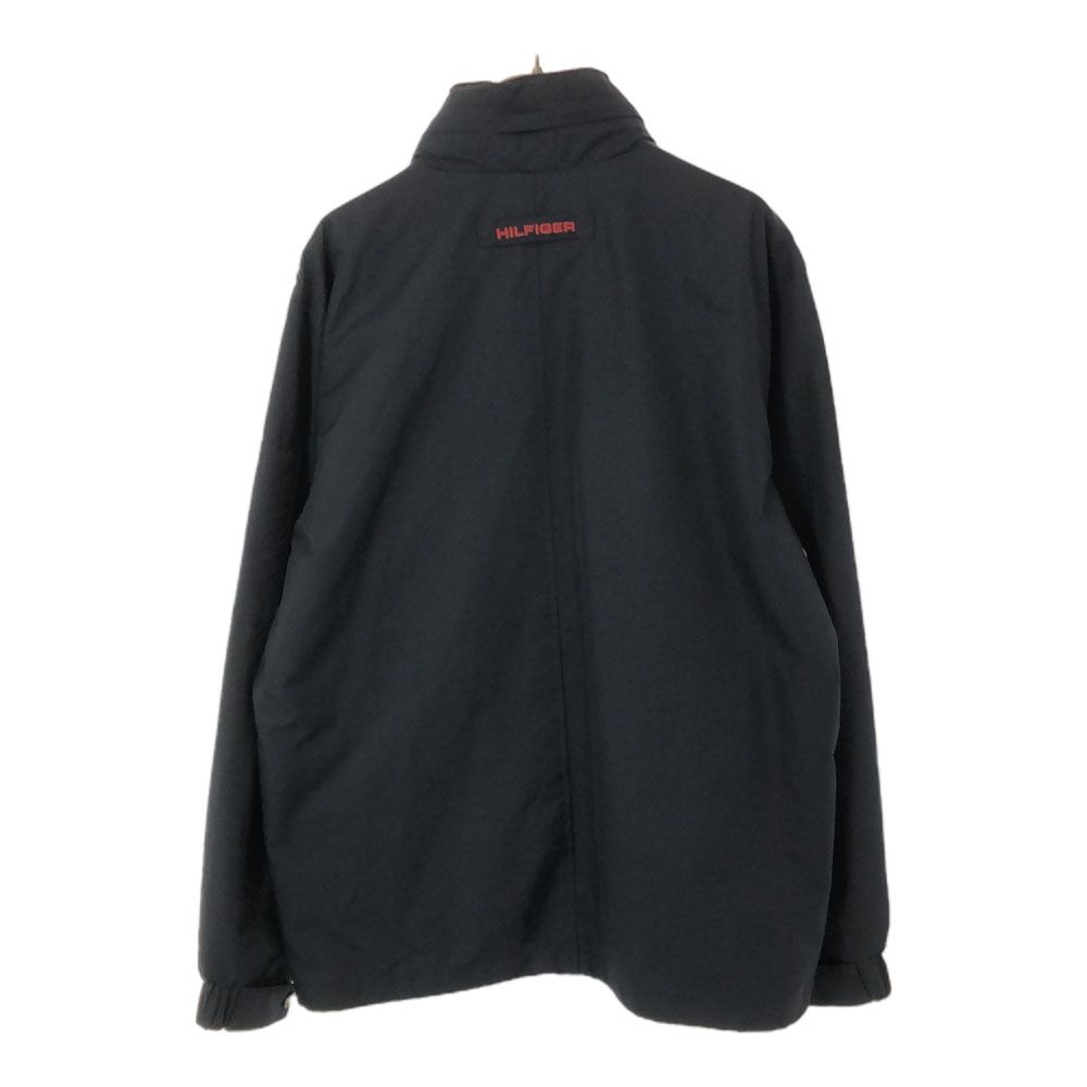 TOMMY HILFIGER トミー ヒルフィガー トミーヒルフィガー ネイビー M | ジャケット ソフトシェル ☆ 新品 US-S ロゴ刺繍 フルダブルジップアップニットジャケット ns623大きいサイズ