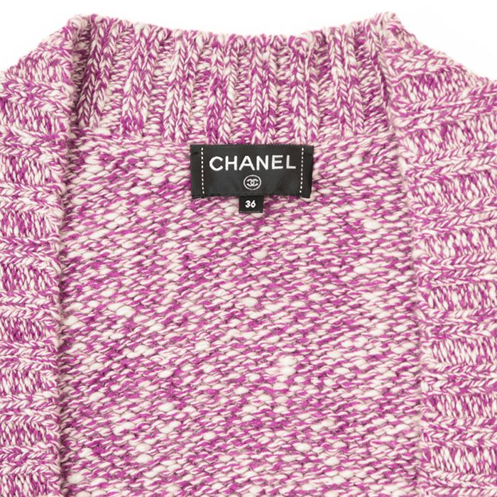 新品同様】CHANEL シャネル ガウン P59844 ニット ロング カーディガン 