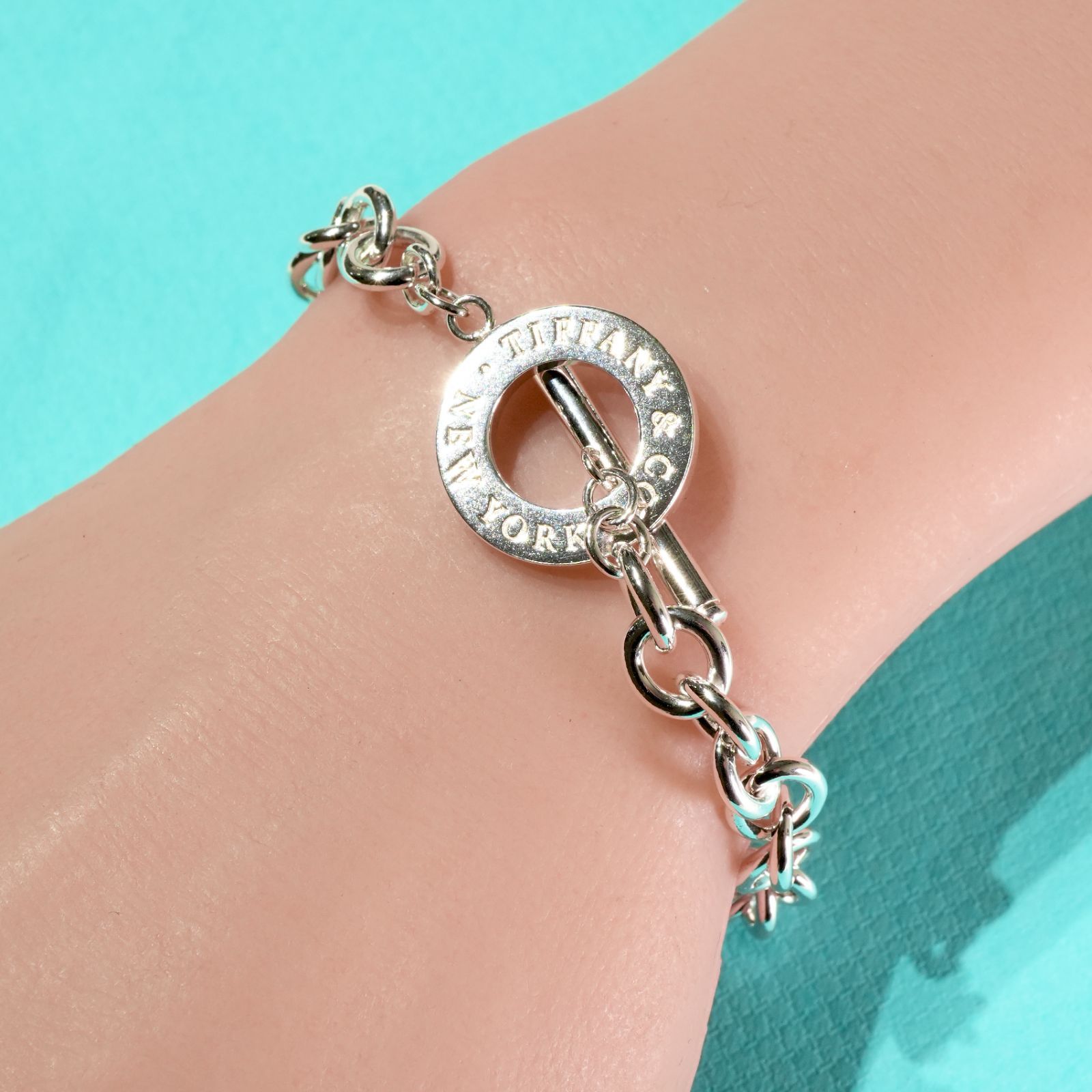 極美品 Tiffany&Co トグル ブレスレット Tiffany&Co.】ティファニー トグル ブレスレット (Tiffany & Co