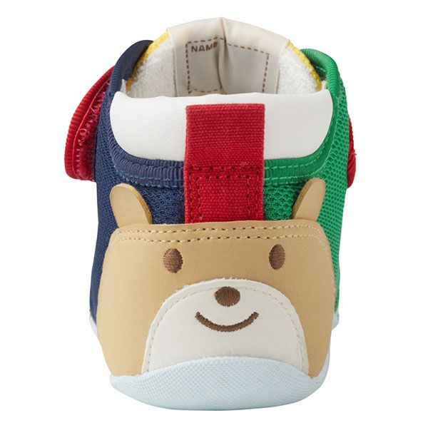 ミキハウス ホットビスケッツ mikihouse かかとにお顔 ファースト ベビーシューズ 13.5cm 黄 04