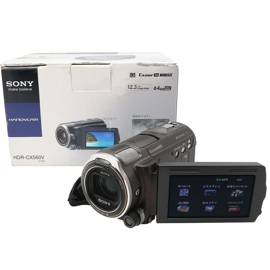 ビデオカメラ SONY HDR-CX560V ボルドーブラウン k3245