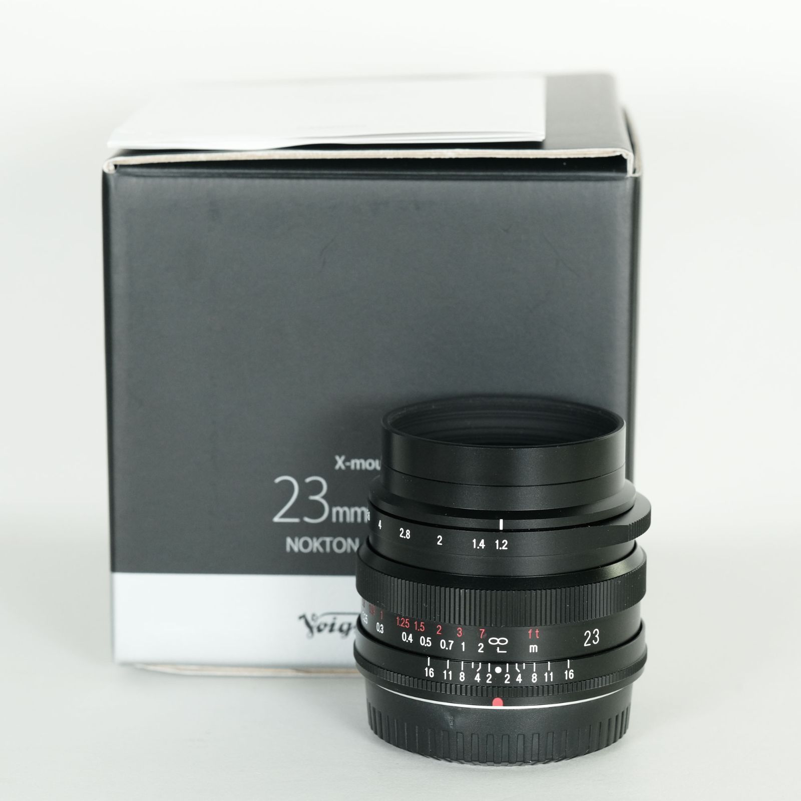 極美品】nokton 23mm f1.2 xマウント 【公式通販】