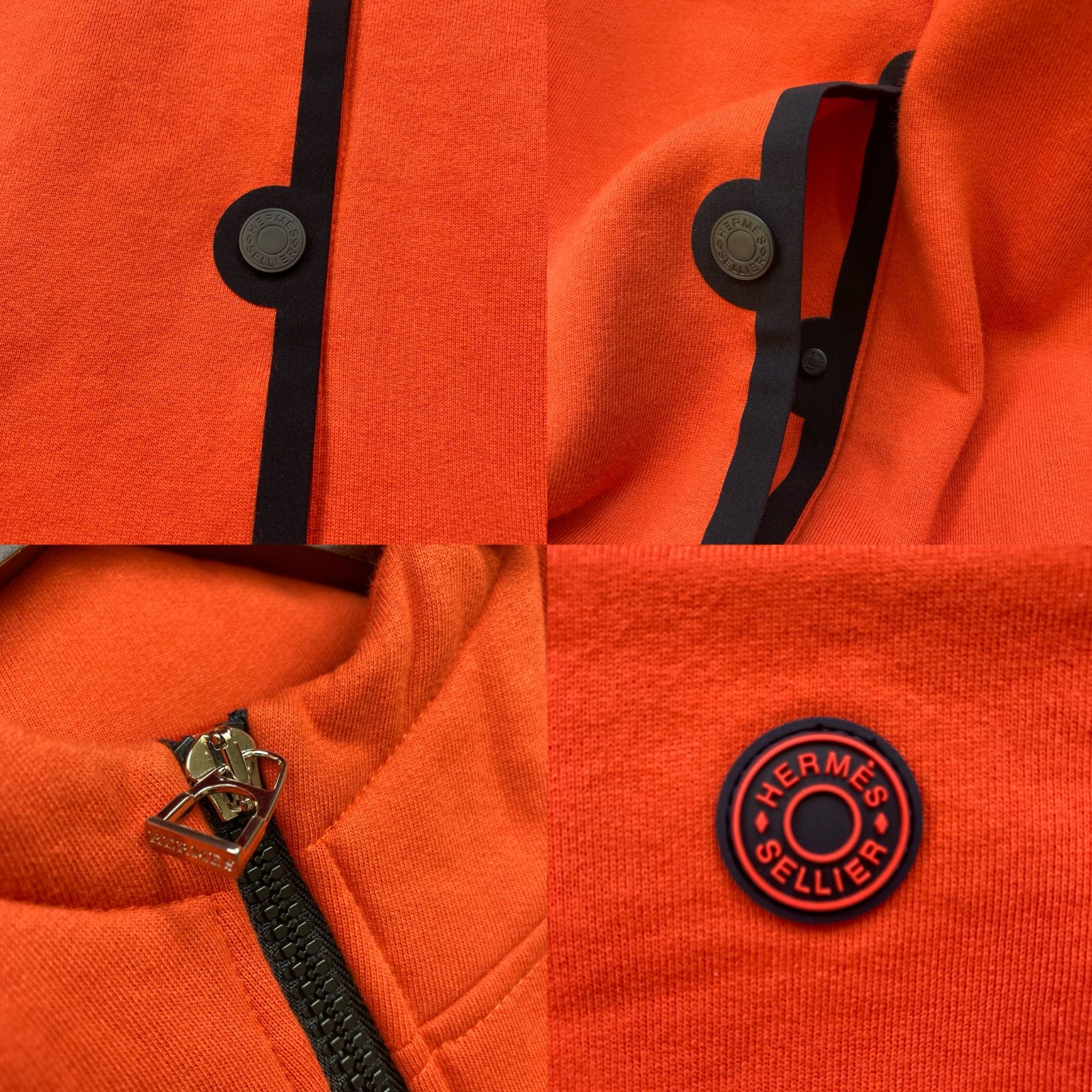 ✨美品✨ HERMES エルメス コットン ジップ セリエ パーカー