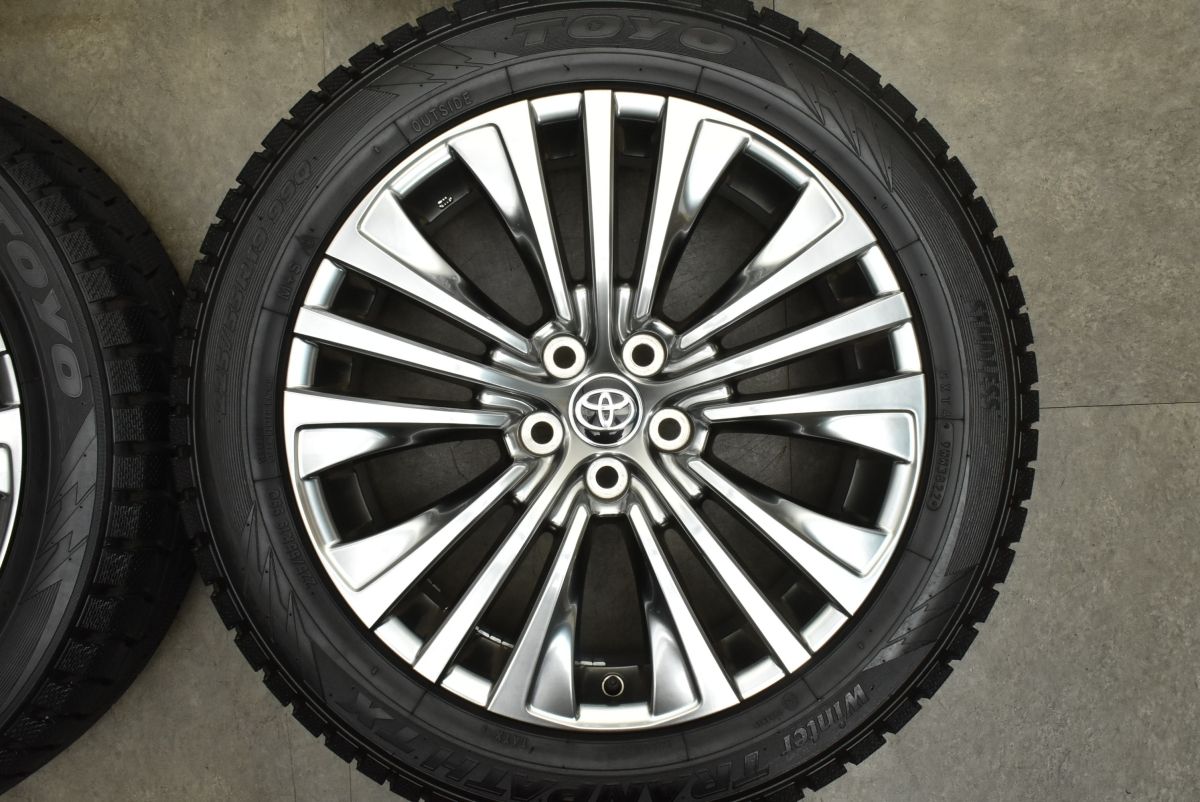 バリ溝 トヨタ 80 ハリアー 純正 19in 7J 35 PCD114.3 トーヨー ウィンタートランパスTX 225|55R19 RAV4 ヴァンガード 流用 FFCRYSTALESIA_COM