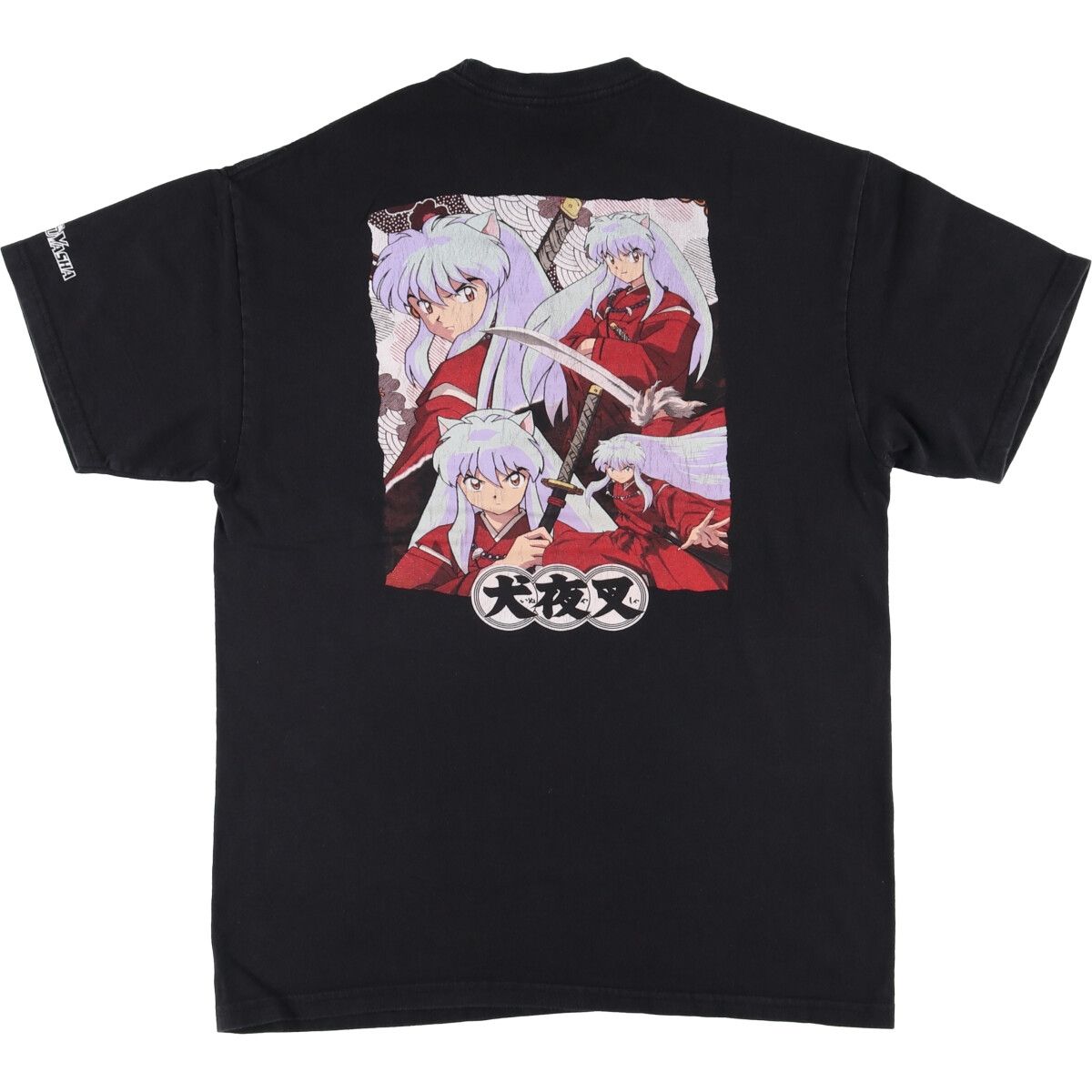 古着 INUYASHA 犬夜叉 アニメ キャラクタープリントTシャツ メンズM 