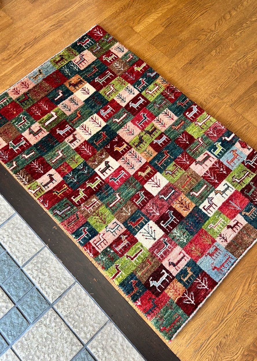 ギャッベライオン ペルシャ 玄関マット サイズ 63\92㎝ mcph-21-5201 ギャッベライオン ペルシャ 玄関マット サイズ 63\92㎝ mcph-21-5201