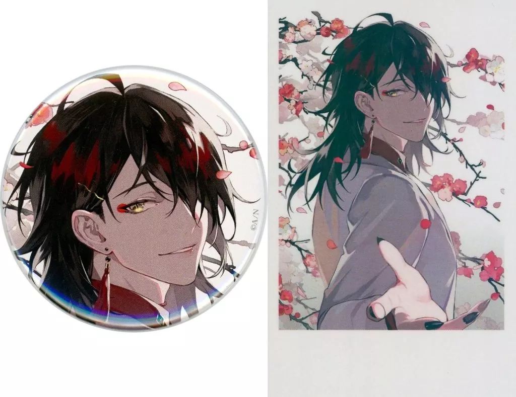 にじさんじEN retro roman 缶バッジ　ヴォックスアクマ　8点セット 9830654.jpg.l_thumbnail.webp