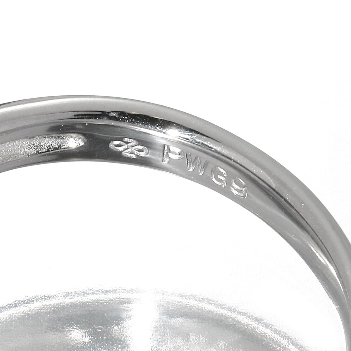 ジュエリーマキ Jewelry MAKI クロスデザインリング ルビー PWG9 10号