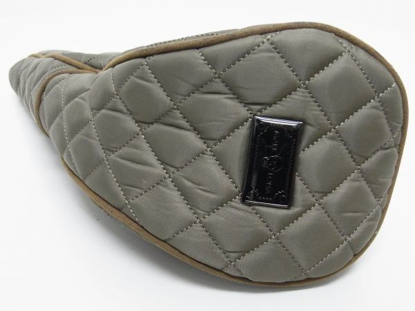 MARK&LONA - MARK&LONA マーク＆ロナ キルティングDRヘッドカバー カーキ MARK&LONA ロゴプレート キルティング素材 ヘッドカバーDR用