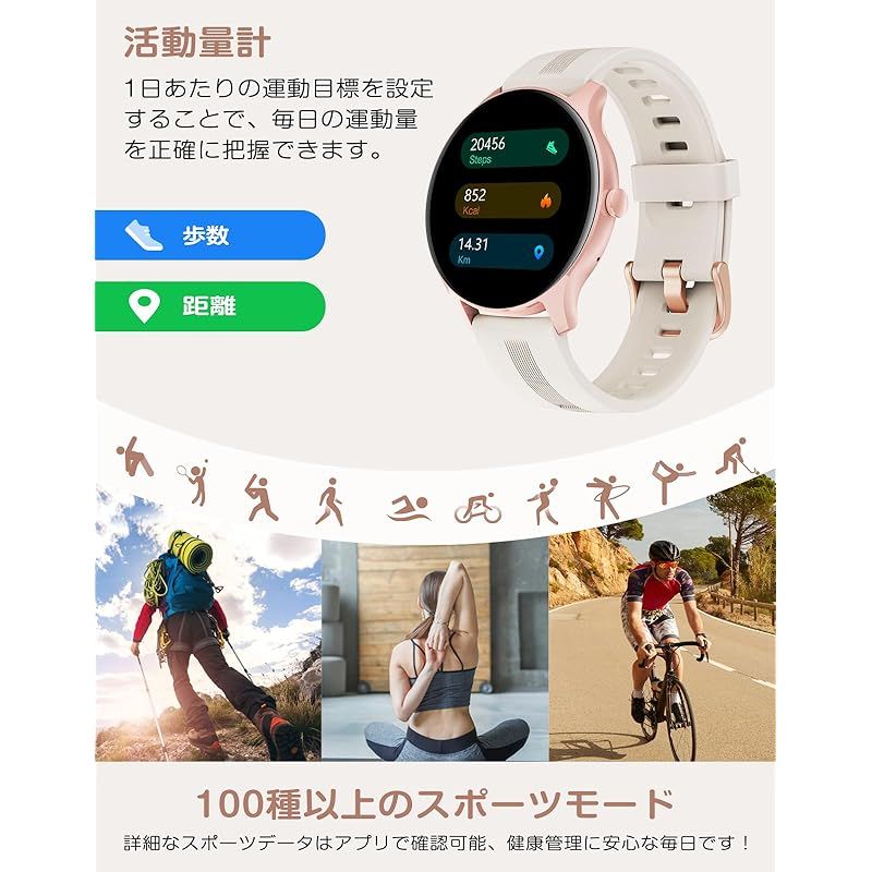 消費カロリー IP68防水