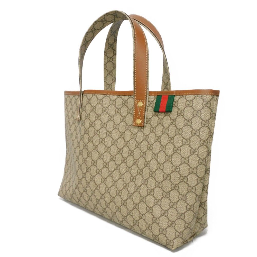 GUCCI グッチ シェリーライン トート GGスプリーム ウェブ