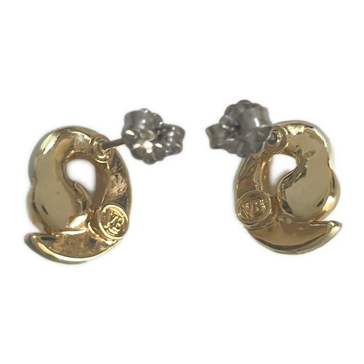 VENDOME BOUTIQUE ヴァンドームブティック ピアス - ライトグリーン×白×ゴールド