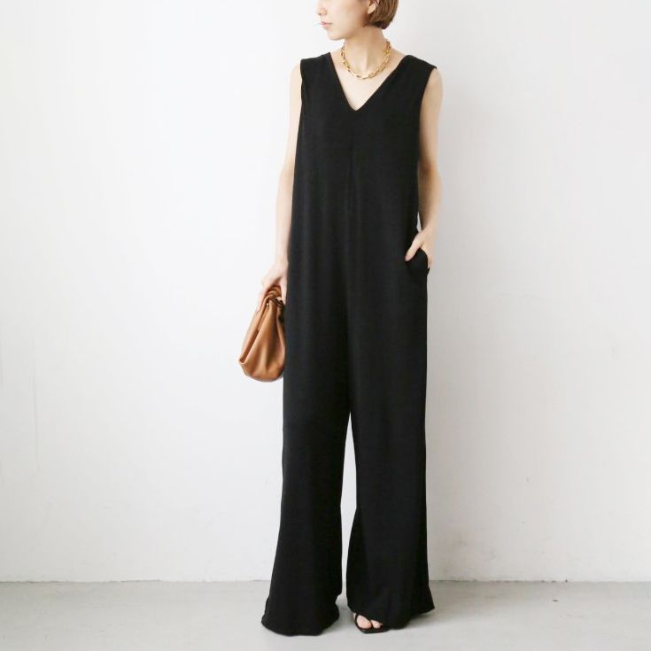 Deuxieme Classe ドゥーズィエムクラス Jersey オールインワン 20030500501030 オールインワン レディース ブラック