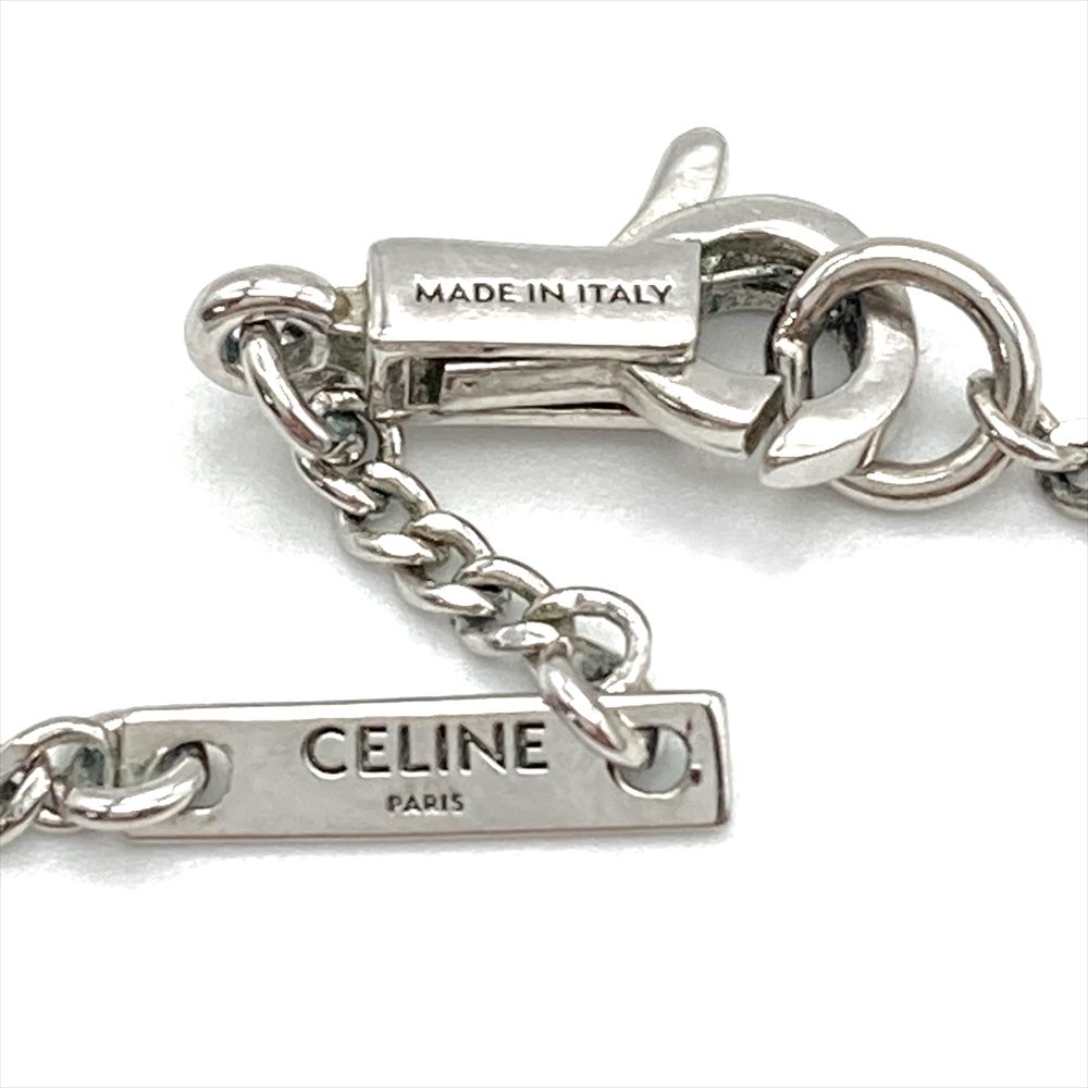 CELINE トリオンフ ネックレス　シルバー メンズ セリーヌ(CELINE) トリオンフ ネックレス シルバー