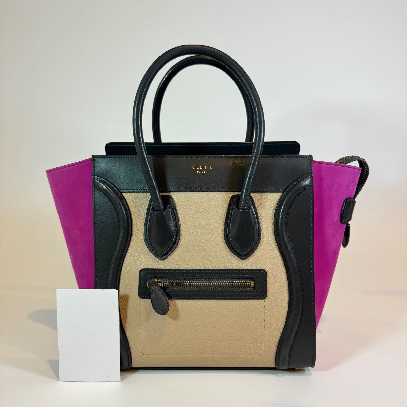 大人気✨セリーヌ ハンドバッグ ラゲージ マイクロショッパー マルチカラー