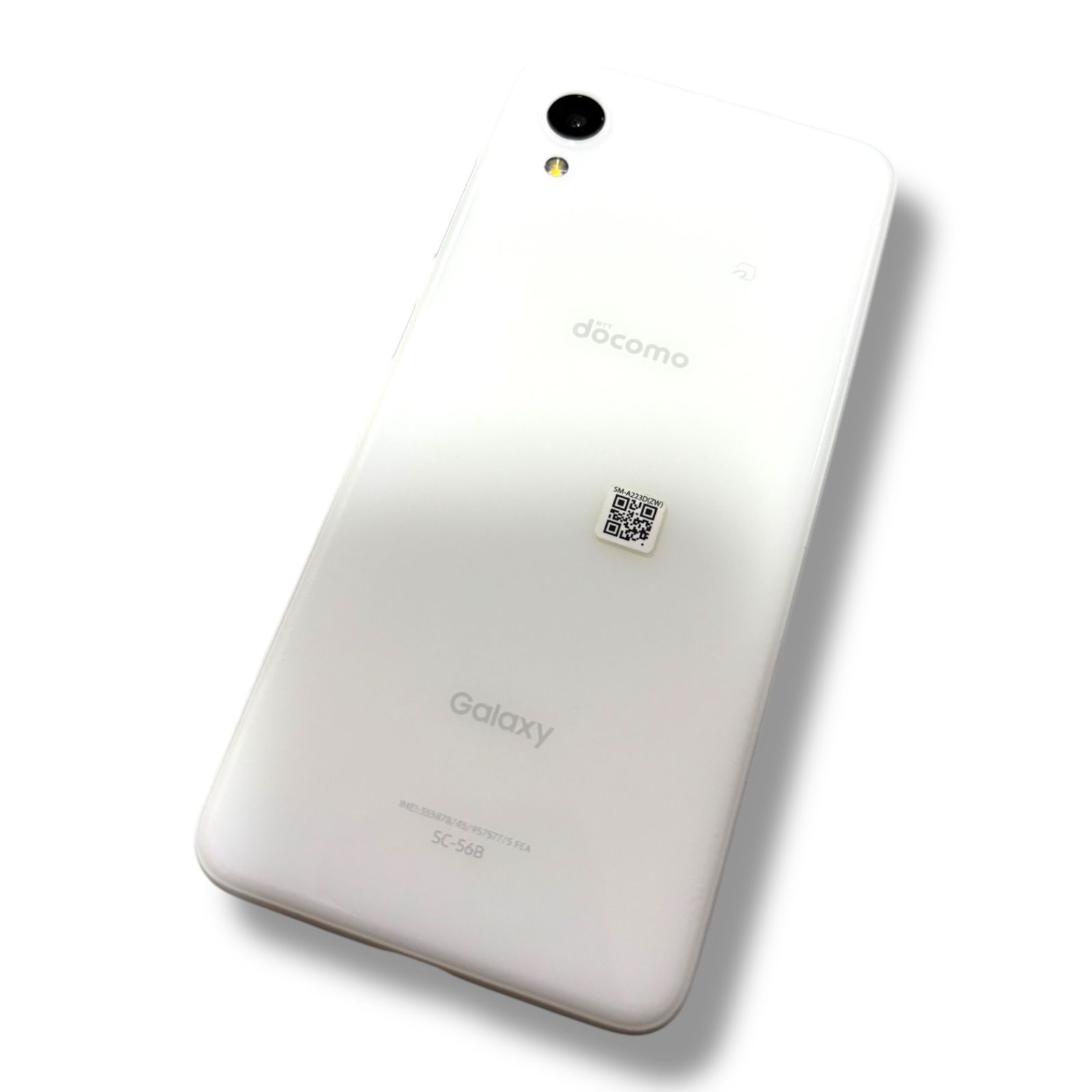 中古] サムスン SAMSUNG Galaxy A22 5G SC-56B ホワイト SIM