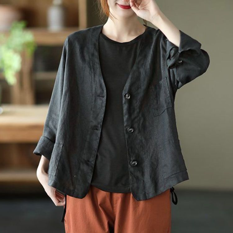 麻 ジャケット 未使用 Chaos 麻 ジャケット 未使用 Chaos 麻