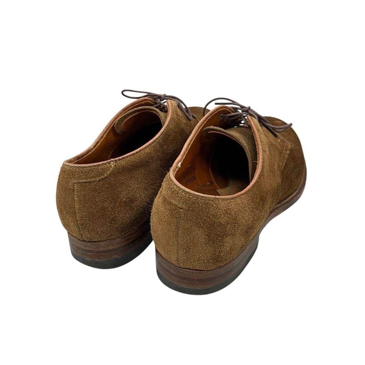  Alden オールデン プレーントゥ スナッフ スエード シューズ 外羽根 US 7 25 cm 53504 モディファイドラスト グッドイヤーウェルト製法 ドレス ビジネスシューズ ブーツ 革靴