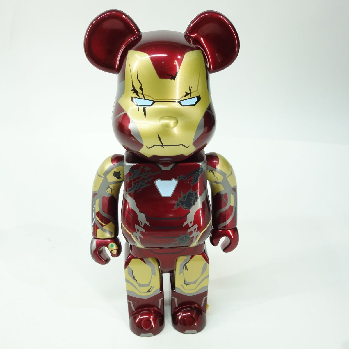 HAPPYくじ BE@RBRICK 400％ SP賞 IRONMAN アイアンマン Mark 85 (Battle Damaged Ver.) ※中古  - メルカリ