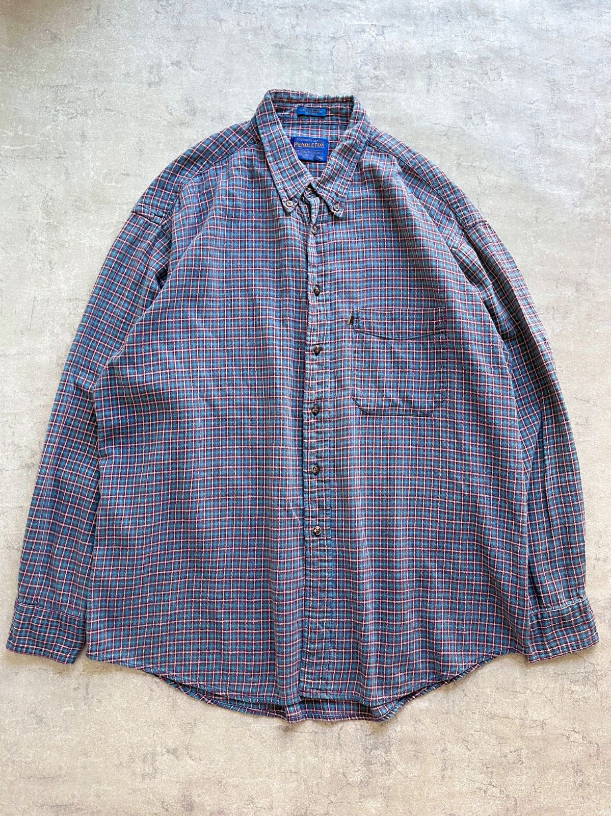 90 s PENDLETON cotton-flannel check shirt