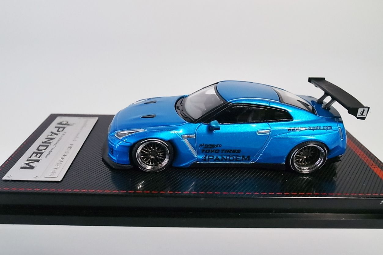 イグニッションモデル PANDEM R35 GT-R Blue Metallic ブルー