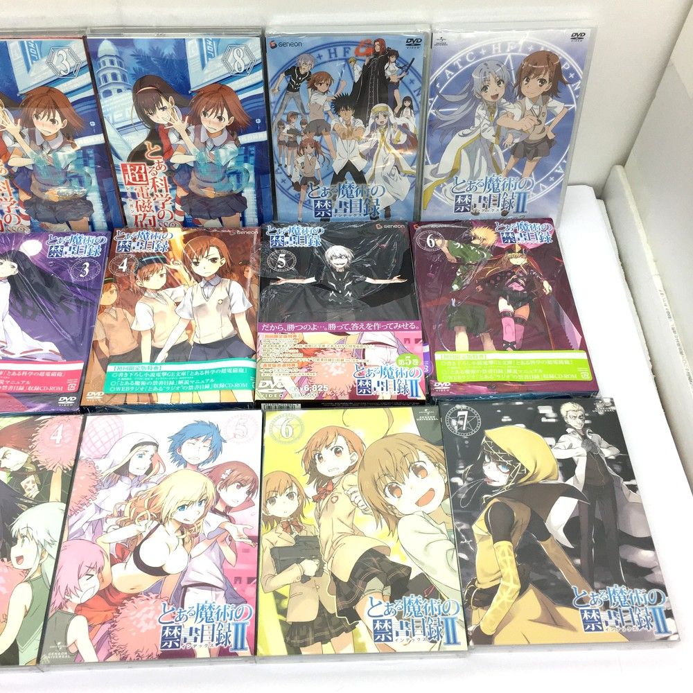 とある魔術の禁書目録 (インデックス) I・II DVD 2セット 2個DVDおまけ