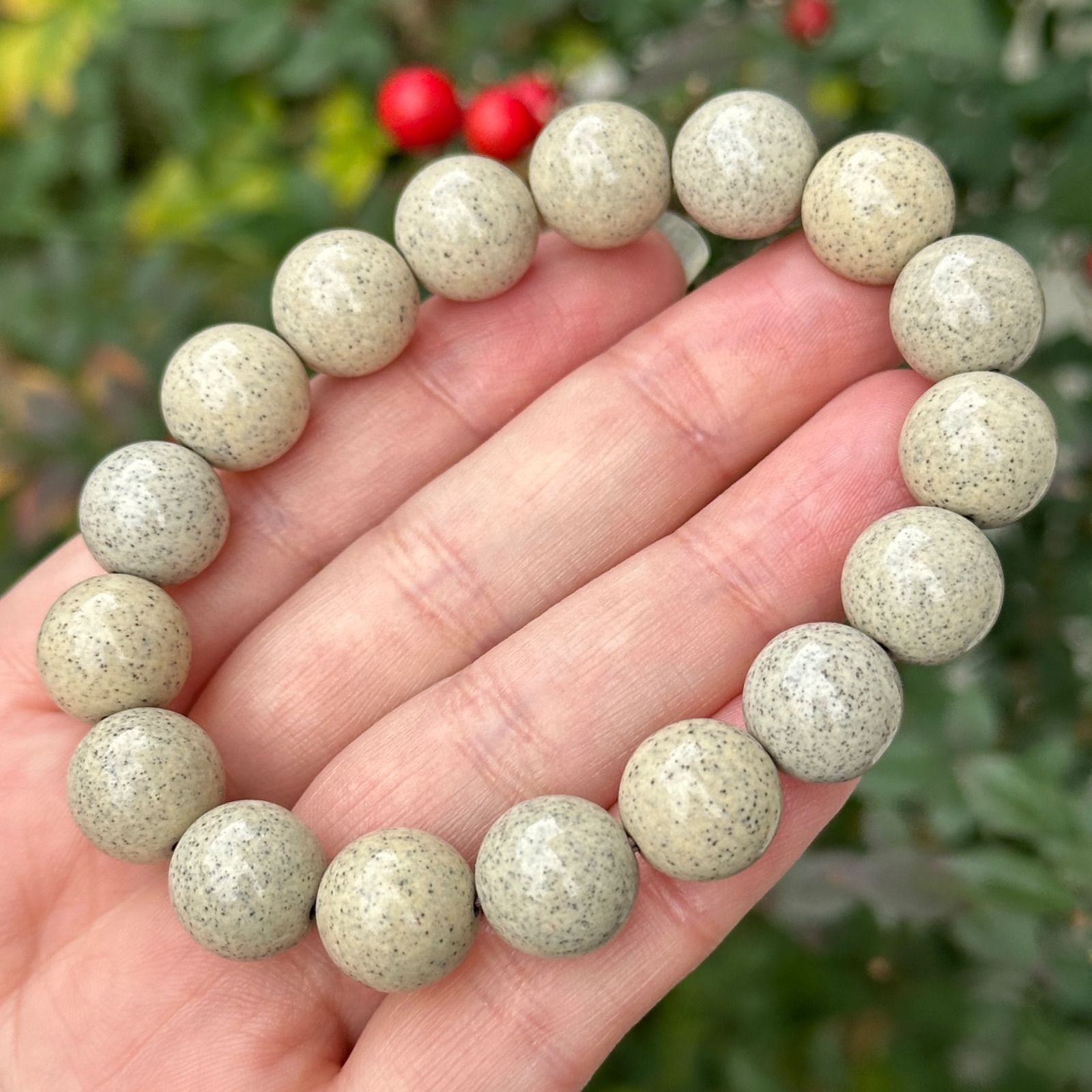 A3545 北投石 12mm ブレスレット - メルカリ