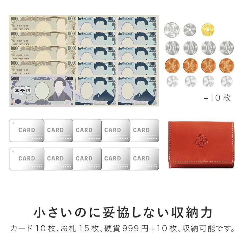 ミニ財布 三つ折り