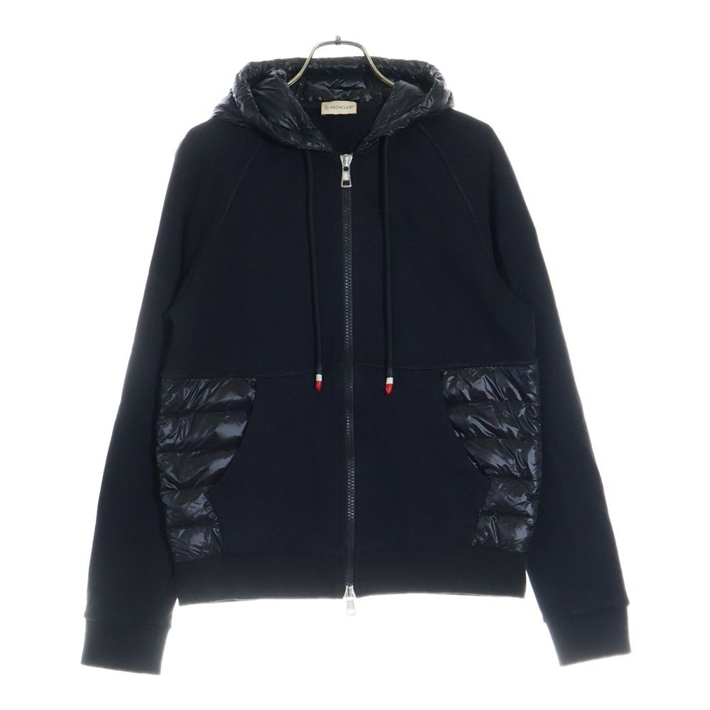 美品　モンクレール マグリア CARDIGAN ダウン　切り替え　ブラック　S モンクレール MAGLIA CARDIGAN 切替ダウンジャケット S