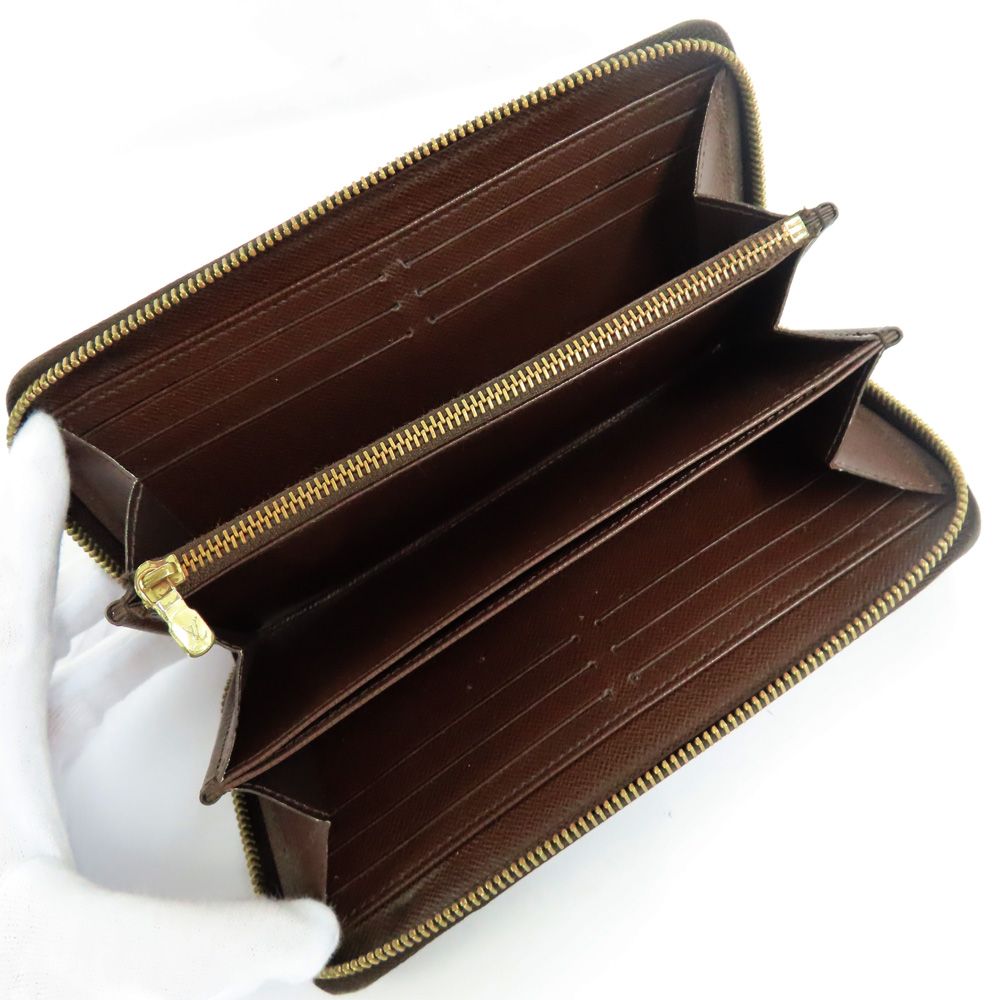 ルイヴィトン ジッピーウォレット ダミエ エベヌ ラウンドファスナー