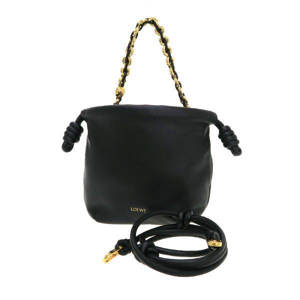 ロエベ フラメンコパース ミニ メローナパラム A914CBPX03 Aランク