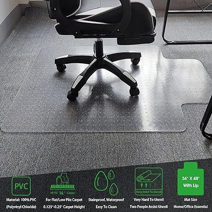 お見逃しなく！ 100pointONE オフィスチェアマット プラスチックデスクチェアマット